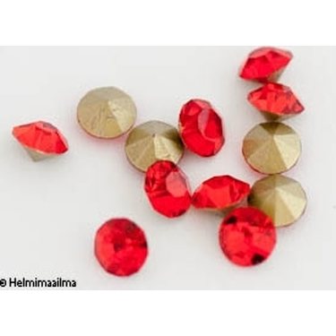 Chaton pyöreä punainen 4,8 mm, 1 gramma