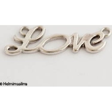 Korulinkki "Love", n. 32 x 10 mm, 2 kpl